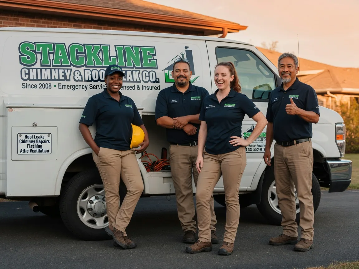 Chimney flashing repair company in Seward, IL